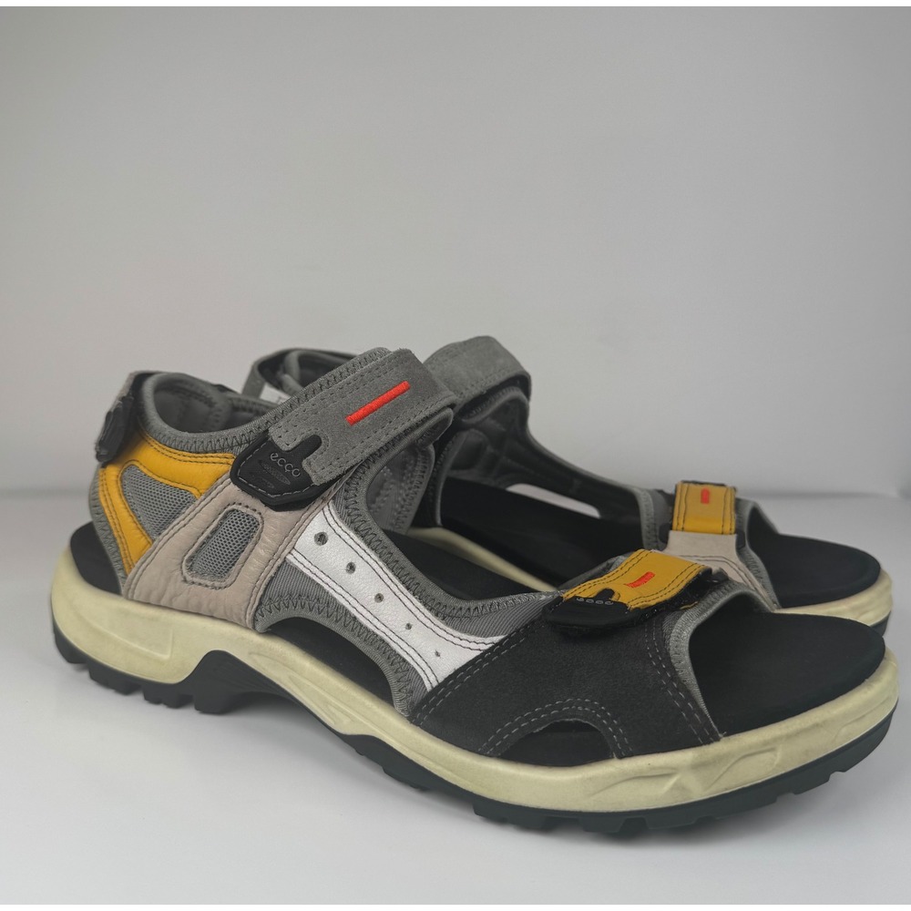 Ecco Offroad Yucatan Multicolor Merigold Sport Strappy Leather Sandals Mens 12